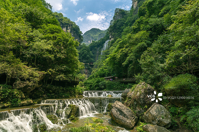 三峡大瀑布图片素材