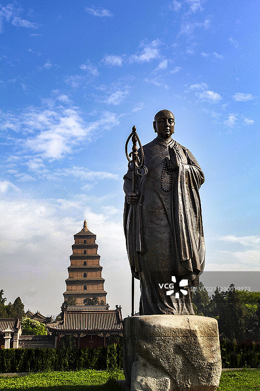 陕西省西安大雁塔图片素材