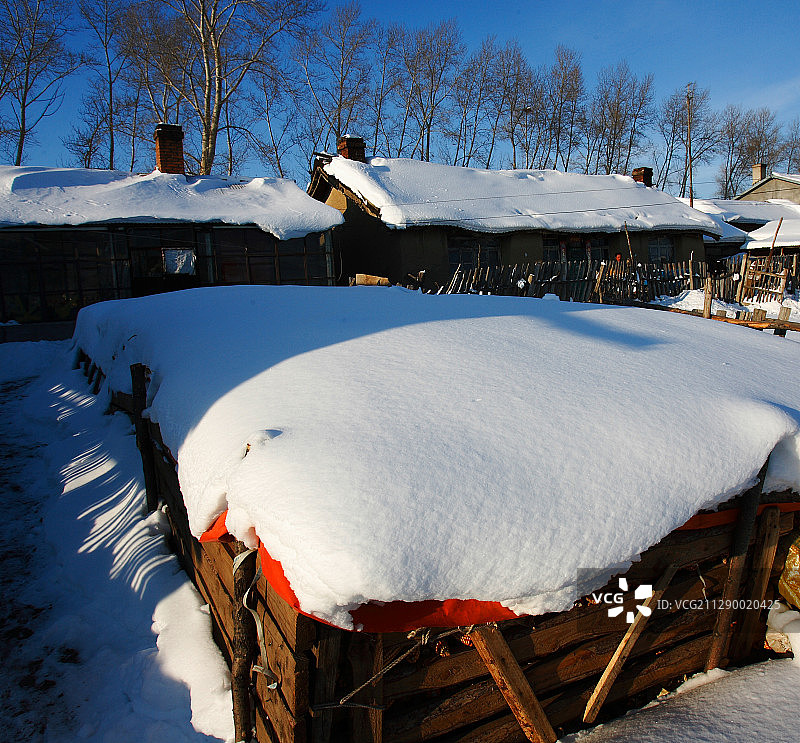 黑龙江省牡丹江市威虎山雪乡图片素材