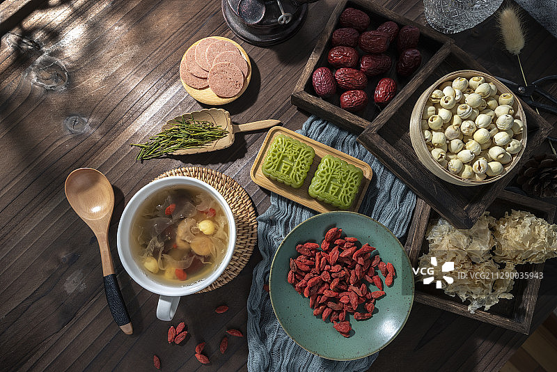 银耳羹图片素材