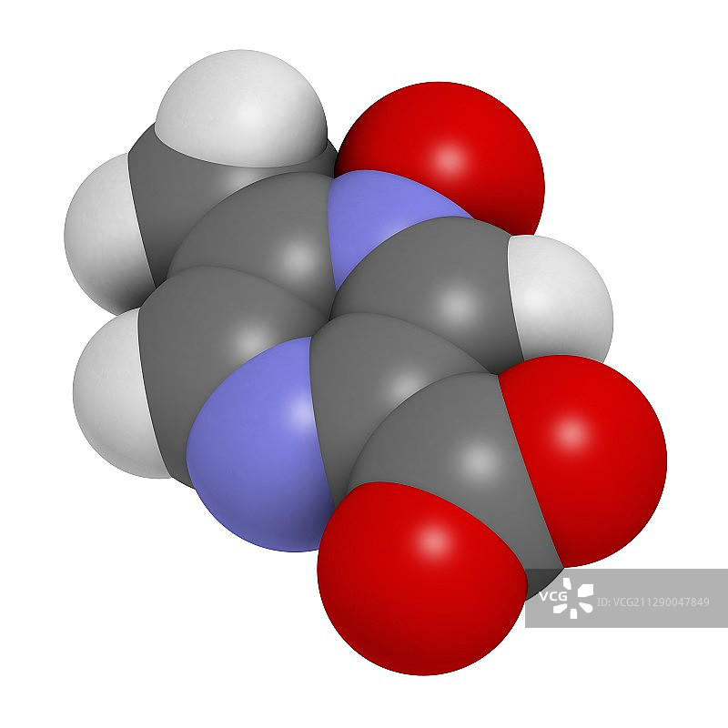 Acipimox药物分子图片素材