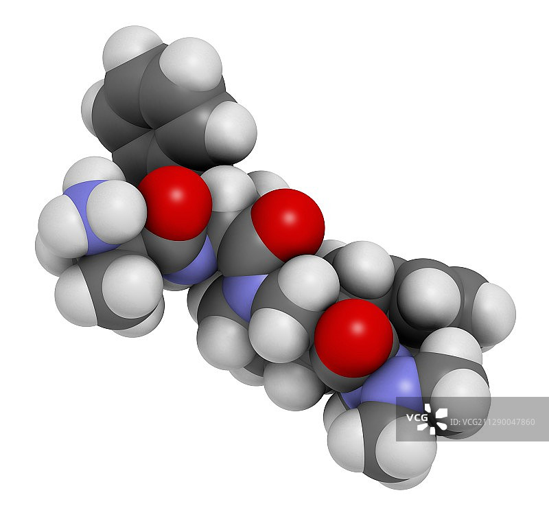 阿那莫林厌食症药物分子图片素材