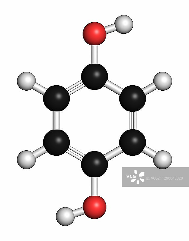 对苯二酚还原剂分子图片素材