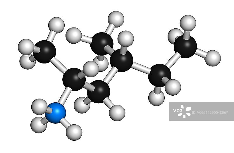 甲基己胺兴奋剂分子图片素材