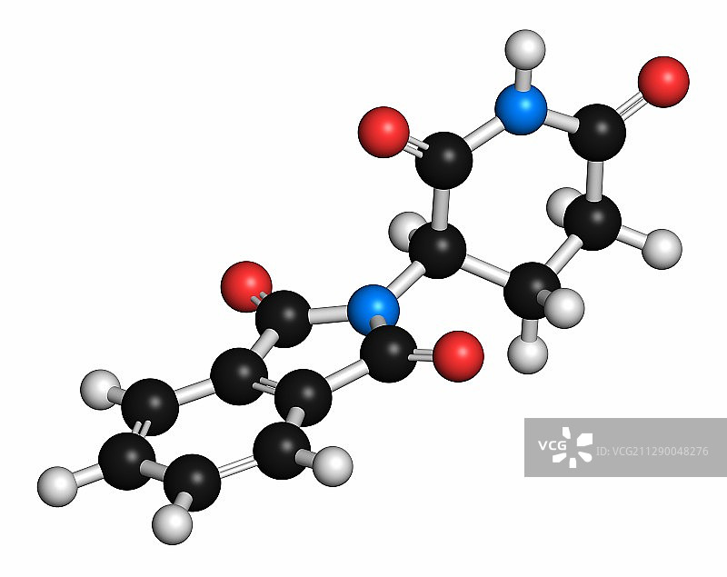 沙利度胺致畸药物分子图片素材