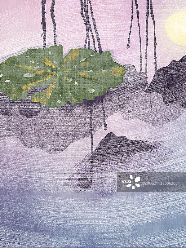 二十四节气系列插画图片素材