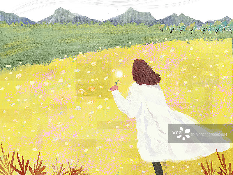 二十四节气系列插画图片素材