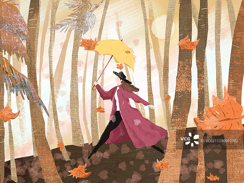 二十四节气系列插画图片素材