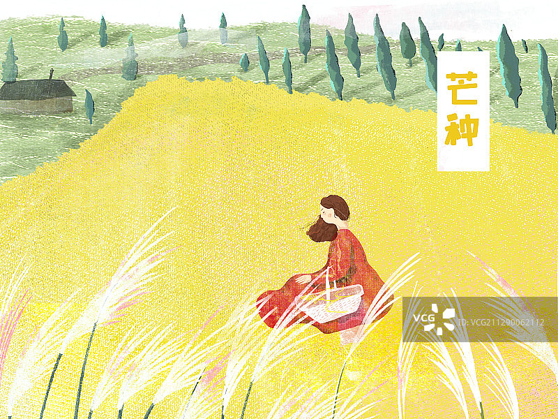 二十四节气系列插画图片素材