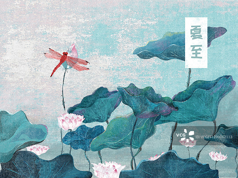 二十四节气系列插画图片素材