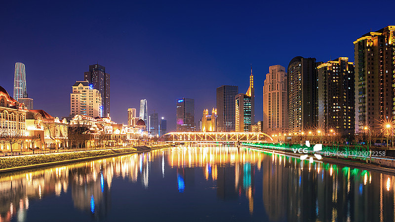 美丽的海河图片素材