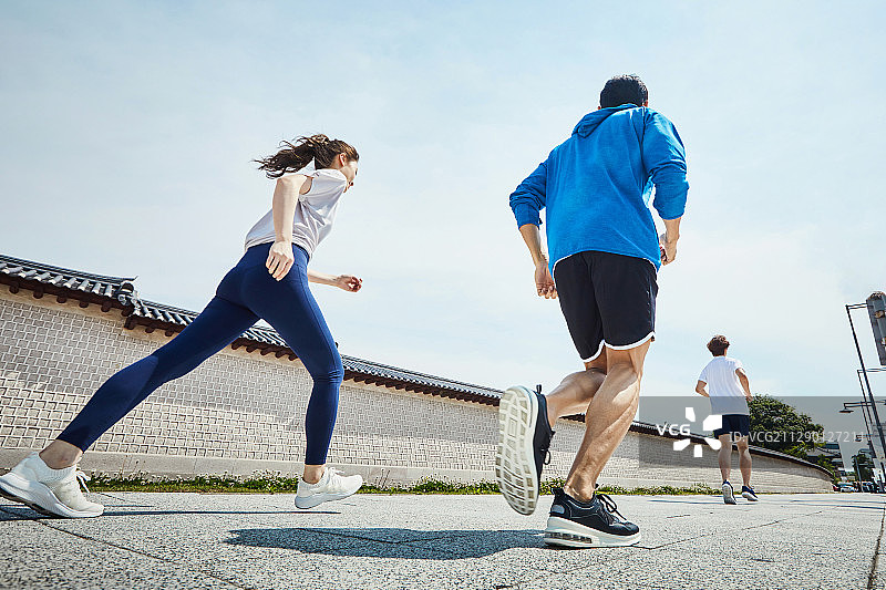 运动、健康护理、散步与慢跑图片素材