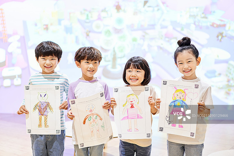 幼儿教育绘画作品图片素材