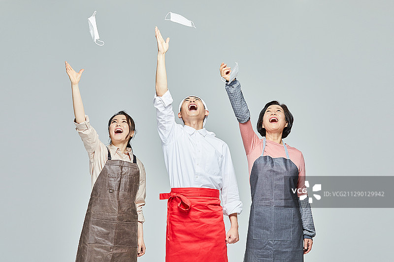 面具：50年代，女性，结束，脱落，希望，微笑，扔图片素材