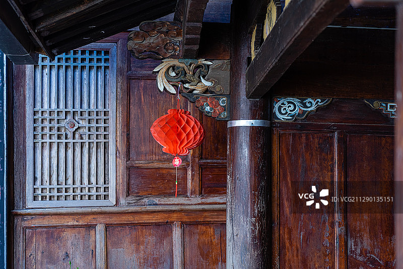 云南腾冲和顺古镇弯楼子民居博物馆图片素材