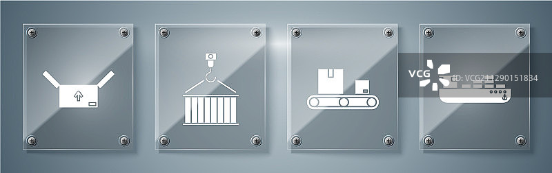 集装箱货轮运输服务图片素材