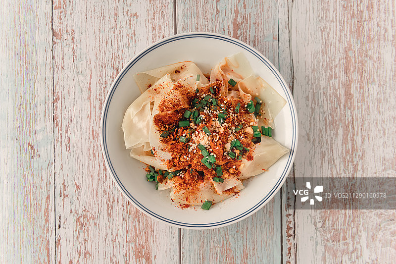 干拌抄手图片素材