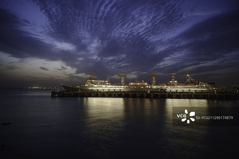 远望号考察船图片素材