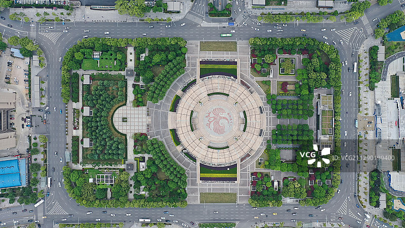 武汉洪山广场图片素材