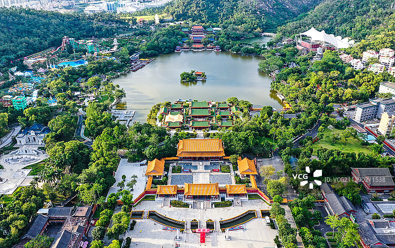 《俯瞰圆明新园》图片素材