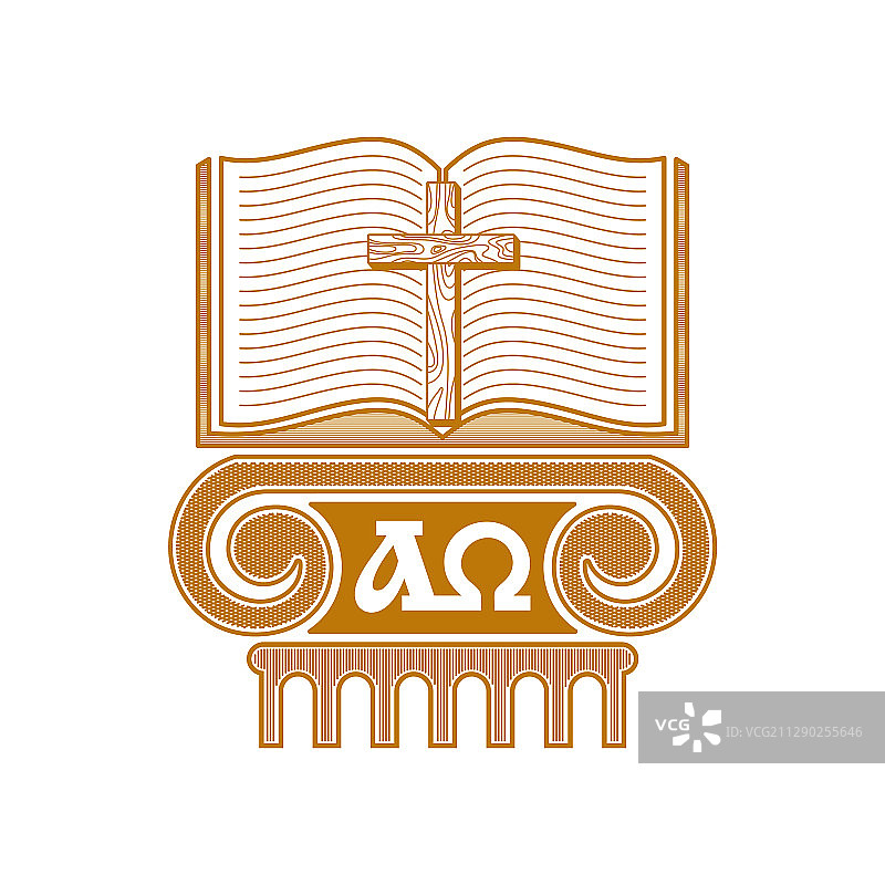 教堂logo基督教符号图片素材