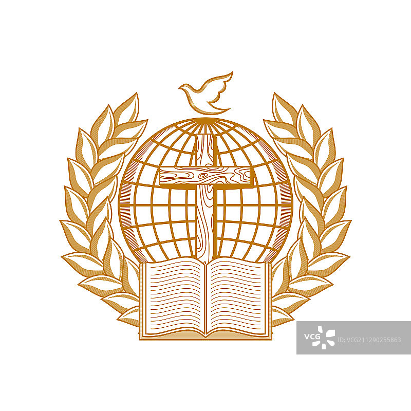 教堂logo基督教符号图片素材