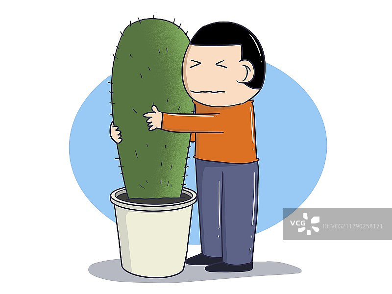 插画：爱情受到伤害图片素材