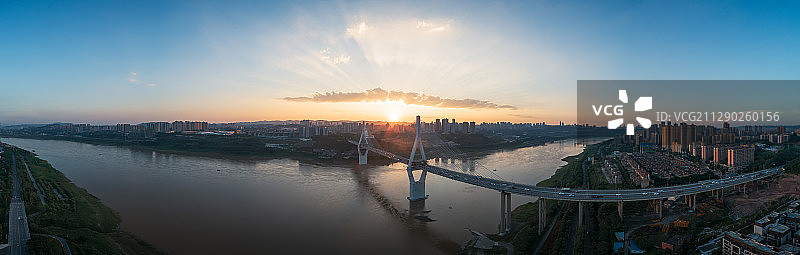 重庆大渡口古镇航拍视角图片素材