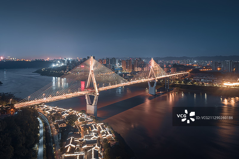 重庆大渡口古镇航拍视角图片素材