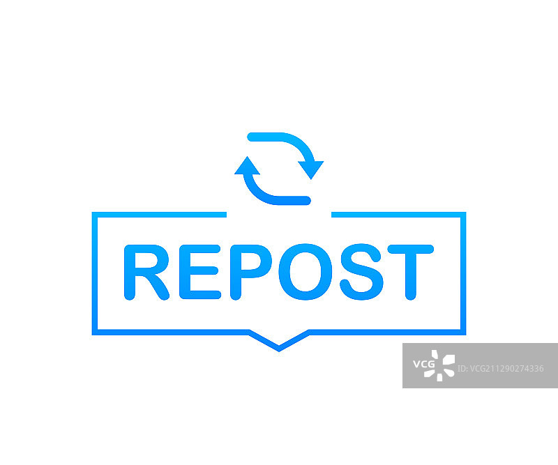 转发图标：白色背景上的转发标签图片素材