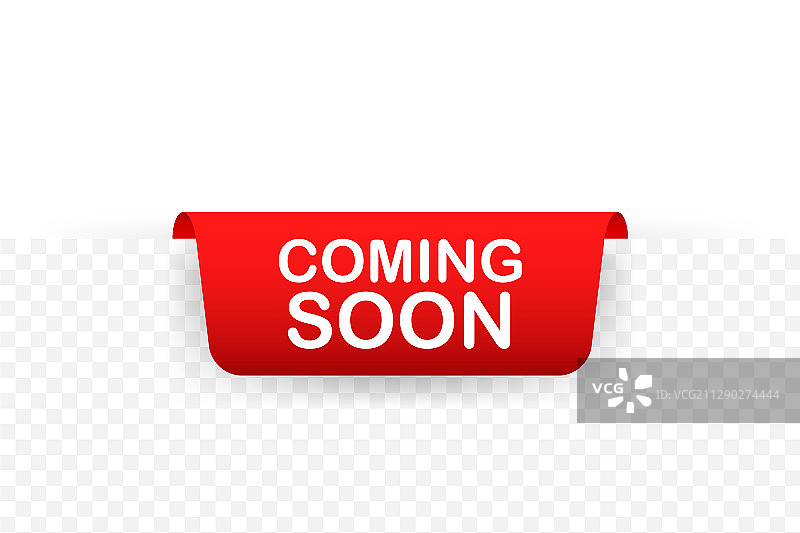 红色丝带新品预告促销banner图片素材