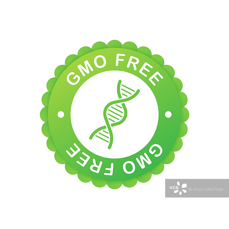 绿色非转基因标志徽章logo图标图片素材
