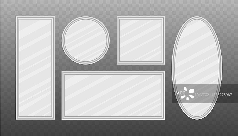 镜框或镜子装饰内饰效果图图片素材