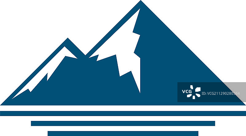 山的标志图片素材