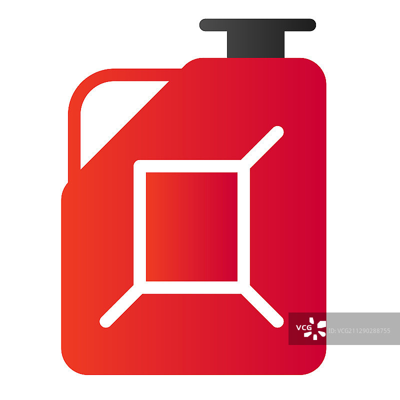 燃料罐扁平图标，油桶图片素材