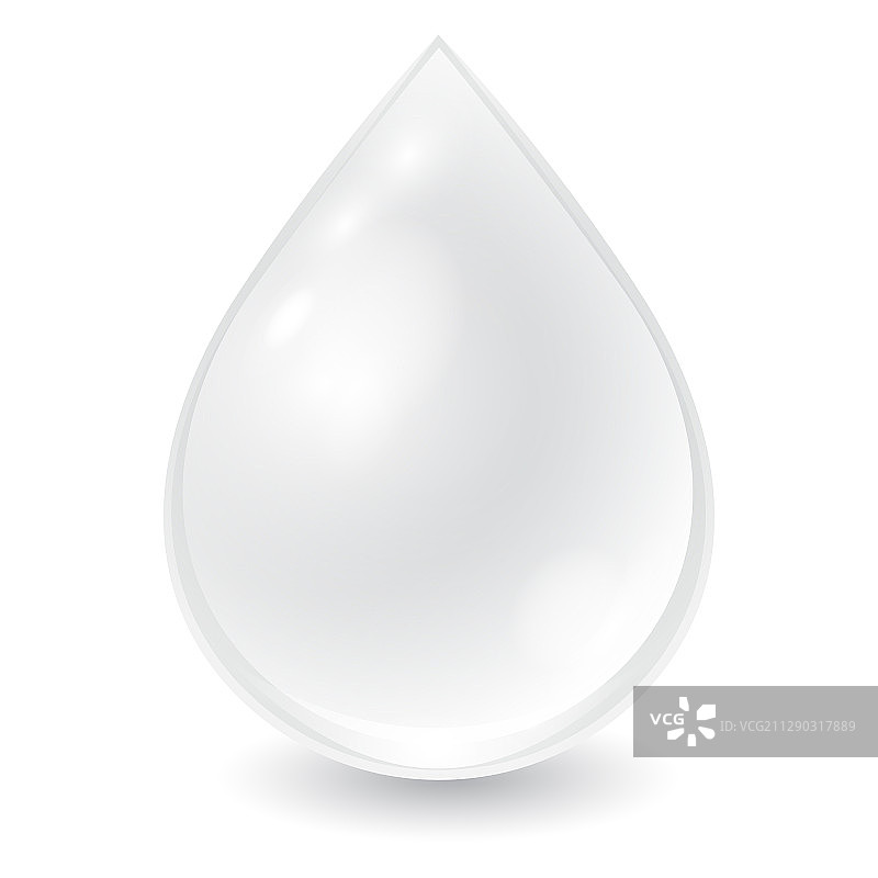 奶油牛奶滴白色背景图片素材