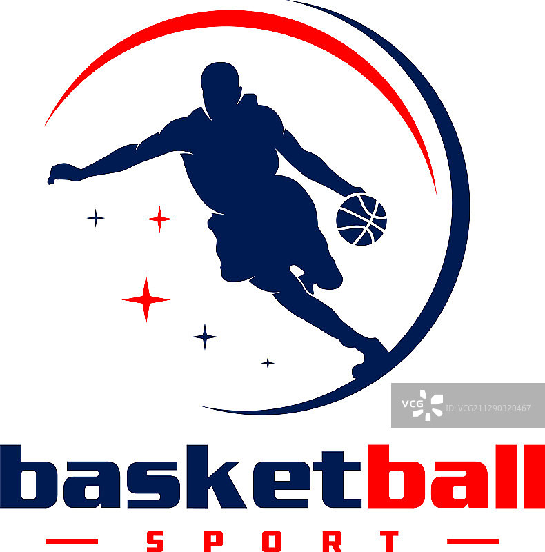 篮球运动标志设计图片素材