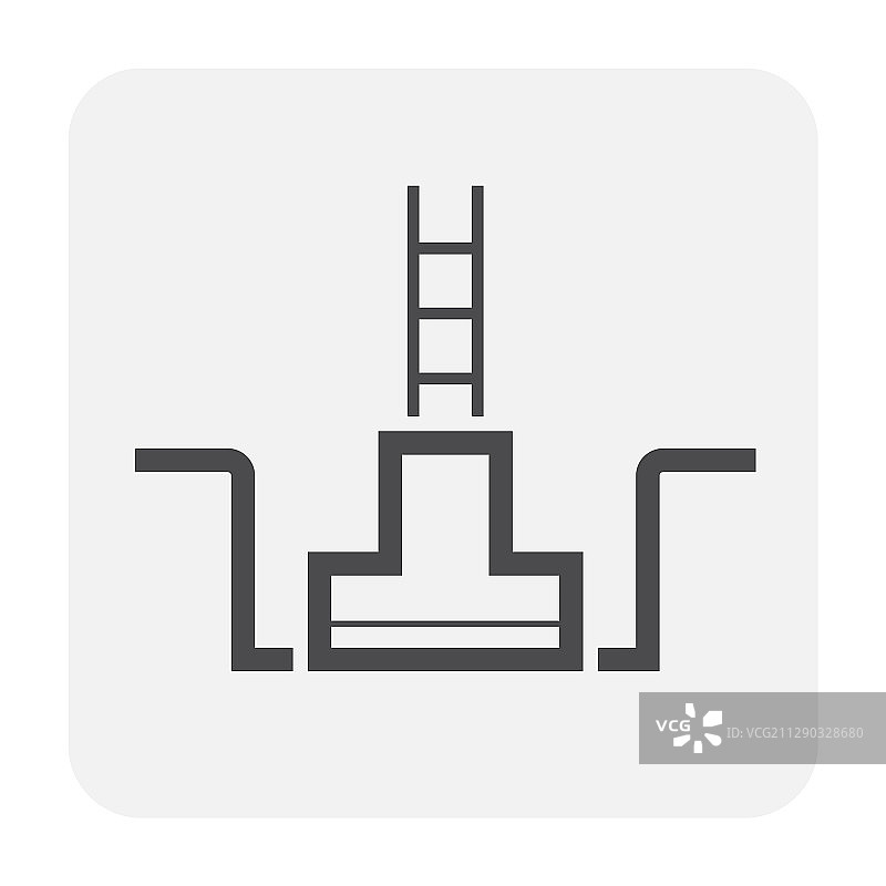 地基图标黑色图片素材