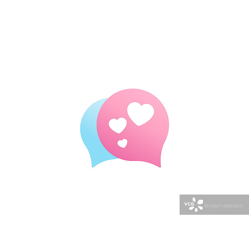 约会App爱聊logo图标图片素材