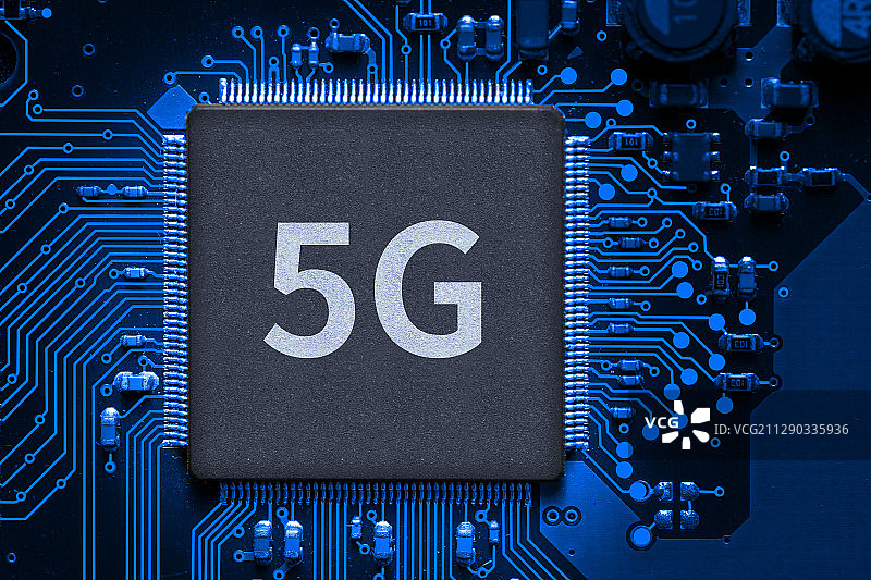 5G芯片半导体集成电路图片素材