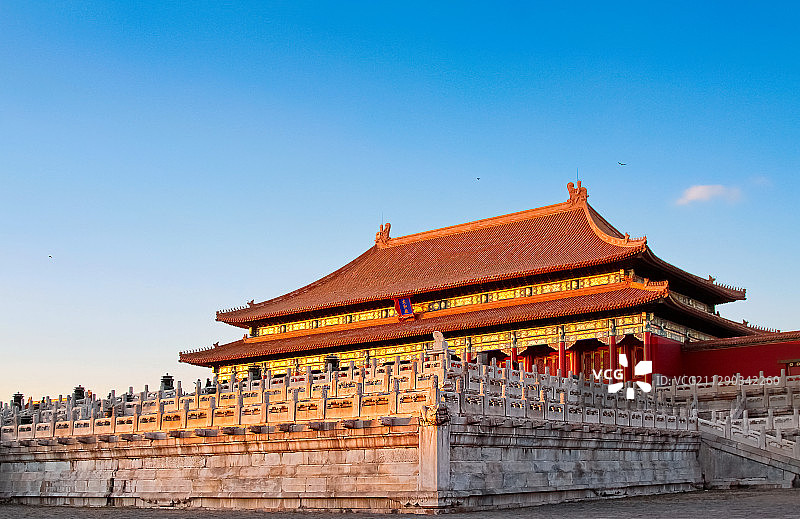 故宫里的太和殿图片素材