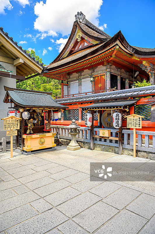日本京都清水寺地主神社图片素材