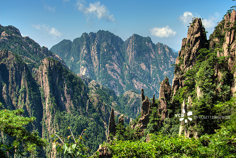 中国安徽黄山图片素材