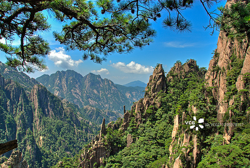 中国安徽黄山图片素材