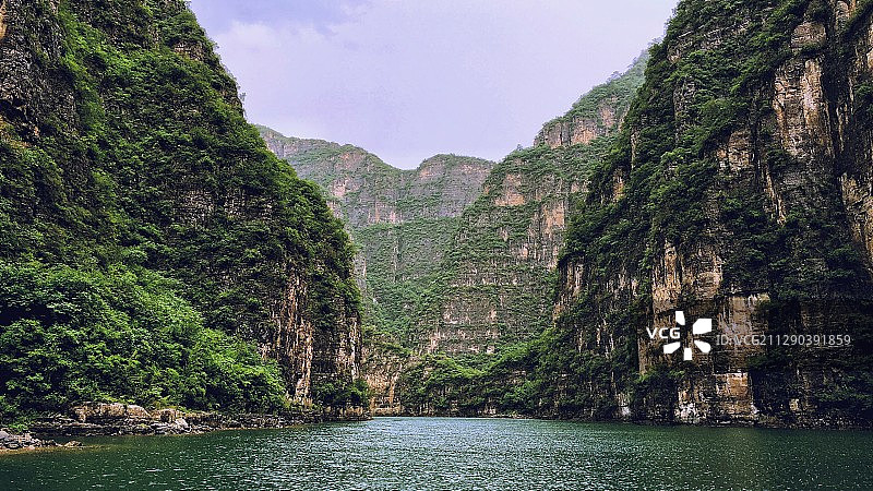 龙庆峡 后河 北京图片素材