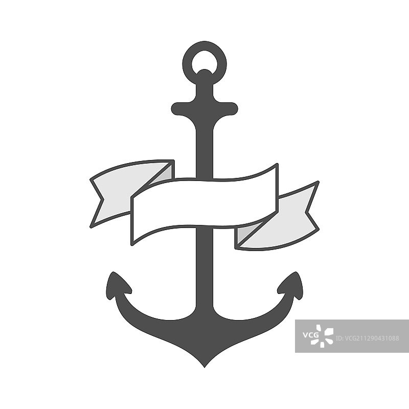 船锚logo图标图片素材