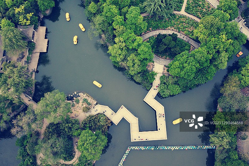 九曲桥图片素材