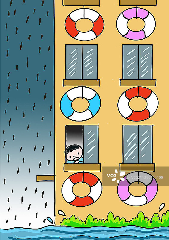 插画：40有备无患图片素材