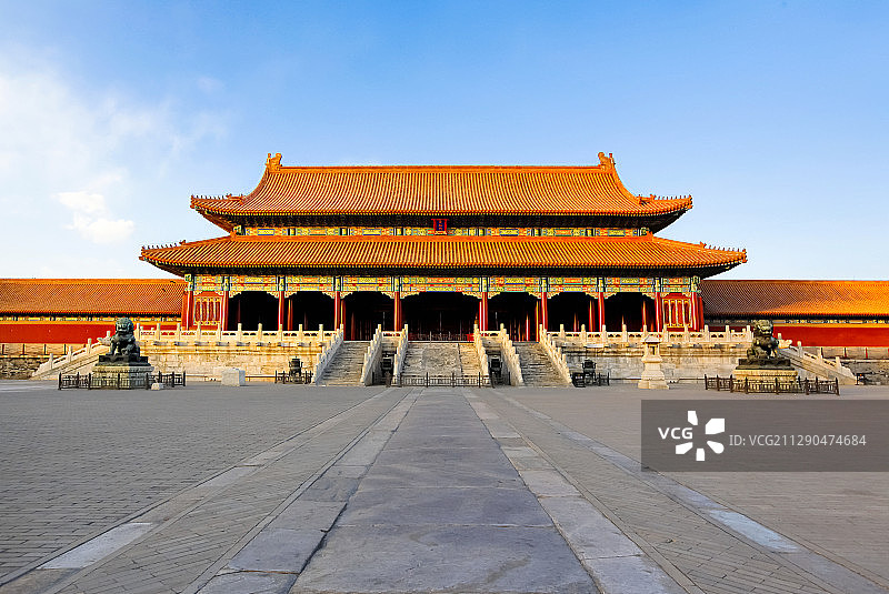 故宫里的太和门图片素材