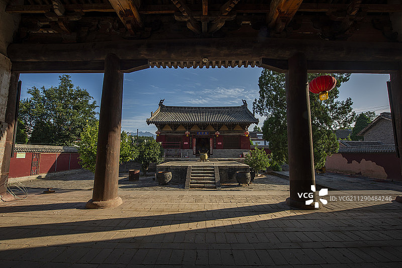 晨色玉皇庙图片素材